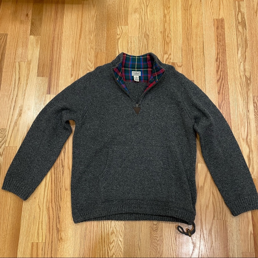 L.L. Bean men’s lamb’s wool sweater